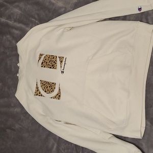 Juniors Champion Leopard Hoodie M